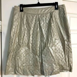 Boden Limited Edition Silver and Cream Skirt